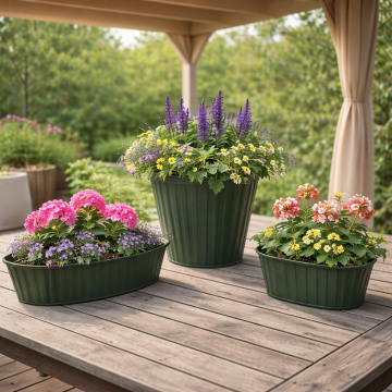 Zinc pots