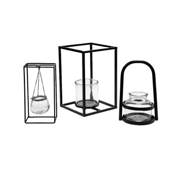 Metal Black with Glass