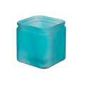 %64LVL GLAS pot vierkant blauw