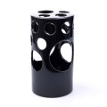 %*68CFB CERAMIC HOLES vase cyl. green H2
