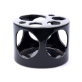 %68CFB CERAMIC HOLES pot low green D18