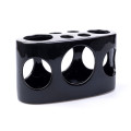%68CFB CERAMIC HOLES bowl oval blackH16.