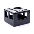 %68CFB CERAMIC HOLES pot cube green H18