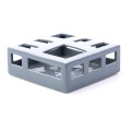 %68CFB CERAMIC HOLES bowl square greyH7