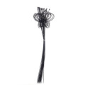 30LFU WOODEN DECO butterfly on stick bla