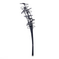 %30LFU WOODEN DECO flower on stick black