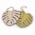 *%73ZLU WOOD tag leaf 2 assorti L