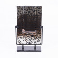 *%37CZR GLASS ART leopard rectangle H23B
