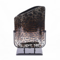 *%37CZR GLASS ART leopard slanted H46B33
