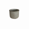 25GML CEMENT braided pot grey D21