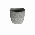 25GML CEMENT pot checkered D25.6