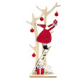 83XDL WOOD x-mas tree decorating H58