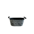 37SQK ZINC bucket grey stripes H12