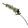 38HRN  SILK FLOWER delphinium white H102