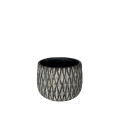 88JCK CERAMIC pot checkered pattern H15