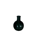 89JSK GLASS vase bulb blue H10.6