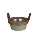 29QXE ZINC bucket round grey D21