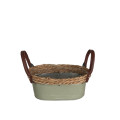 29QXE ZINC bucket green with rope H10
