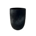 31SFE CEMENT vase green/brown wash L