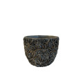 32CHE CEMENT pot flowers H11.5