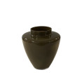 30BME GLASS vase olive green M. D13 H24