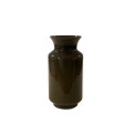 30BME GLASS vase olive green neck H30,5
