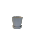 37SDE CERAMIC pot white flowers H12.5