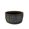 37SDE CEMENT bowl feather silver H12