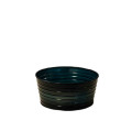 38SHE METAL ribbed pot glossyblue D21H10