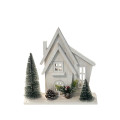 41HCE WOOD houses white trees H31 LED