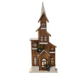 41HCE WOOD church brown 7 windows H58+LD