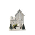 41HCE WOOD small+big house white H30 LED