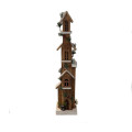 41HCE WOOD church brown plants H80 LED