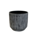 PSVE1 ANTHRACITE (2) flowerpot D32 H30