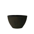 PMTE1 RUSTIQUE GREEN oval bowl 28x15x19