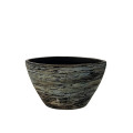 PMTE1 ANTIQUE BLUE Oval bowl 28x15x19