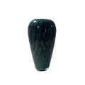 62DPE GLASS vase marble blue D19 H36
