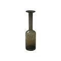 62DPE GLASS bottle shape brown H36.5
