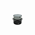 35SQN ZINC candle holder black D12