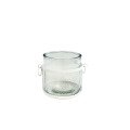 35SQN ZINC candle holder white D12