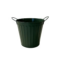 35SQN ZINC bucket w/stripe green H21