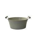 35SQN ZINC roundbucket creme w brush H12