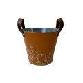 35SQN ZINC bucket orange w white H17