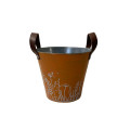 35SQN ZINC bucket orange w white H15