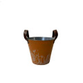 35SQN ZINC bucket orange w white H12