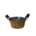 35SQN ZINC round bucket orange white H10