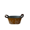 35SQN ZINC oval bucket orange white H11