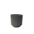 40LCN CERAMIC pot white shining H11.5