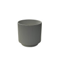 40LCN CERAMIC pot ridge white mat L