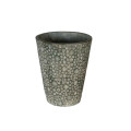 43WJN CEMENT pot grey circles H22